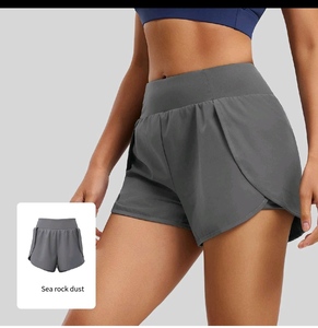 Shorts Deportivos de Verano para Mujer, Holgados, de Secado Rápido, para Yoga, Anti-Transparencias, Ligeros, con Bolsillos Laterales - Product Image 3