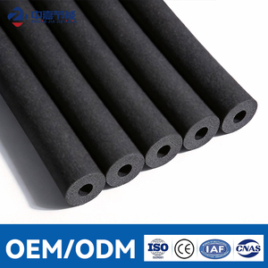 Tube d'isolation en mousse de caoutchouc NBR haute densité personnalisé pour l'emballage de tuyaux en acier galvanisé - Product Image 1