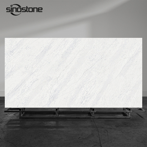 Comptoir de <span class=keywords><strong>cuisine</strong></span> en quartz blanc de haute qualité, épaisseur de 15 à 30 mm, conception moderne conçue en usine avec certification NSF - Product Image 4