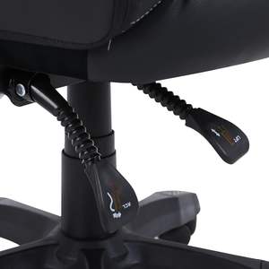Silla de Oficina Grande, Premium, Suave y Duradera, con Logotipo OEM de Anji, Silla de Juego de Cuero Negro y Azul, Cómoda, con Elevación, para Sala de Juegos - Product Image 5