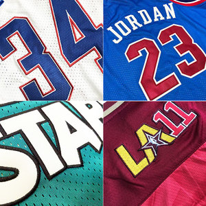 Maglia da basket rétro cucita all'ingrosso, in tessuto a rete, con <span class=keywords><strong>numeri</strong></span> 15, 3 Iverson, 24 <span class=keywords><strong>Bryant</strong></span>, 1 McGardy, per tutte le squadre americane - Product Image 2