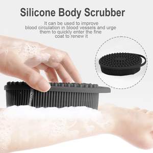 Wholesale Exfoliating Silicone Body Scalp Face Buffer Premium <b>Scrub</b> <b>Brush</b> Silicone Body Scrubber Bath <b>Brush</b> - Product Image 5