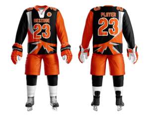 Kunden spezifisches Herren-Eishockey-Trikot-Set Gedrucktes Design für Trainings uniform - Product Image 1