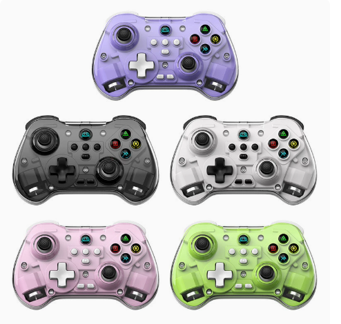 Z01X Wireless Gaming Controller for Switch/PC/Android/iOS Hall Joystick Dual Vibration Gamepad 6-Axis Gyro TURBO Christmas Gift