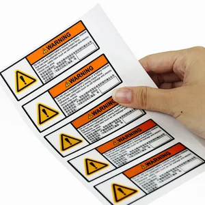 Printing Polycarbonate Front Control Panel Adhesive Label Sticker Packaging Labels For Shipping