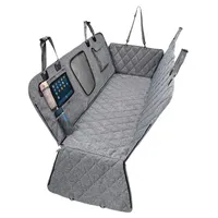 Housse de siège arrière imperméable en cuir solide pour animaux de compagnie, protection de siège avant SUV, tapis hamac antidérapant, coussin auto pour chiens et chats