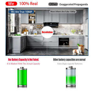 Caméra de sécurité intelligente sans fil OiKay HD, mini caméras WiFi avec support magnétique, vision nocturne 300Amh <span class=keywords><strong>pour</strong></span> la maison, le bureau, le bébé - Product Image 6