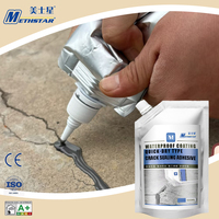 Colle de remplissage imperméable pour fissures de béton de sous-sol et joints, et pour le comblement des fissures au sol
