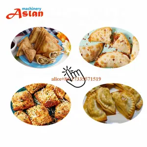 veg momos making machine/ fried ravioli square shaping machine/empanada samosa making machine