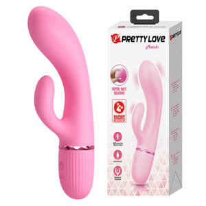 Vibrador de Silicona PRETTY LOVE, Superventas, para Mujeres, Estimulador de Punto G y Clítoris, Juguete Sexual Recargable por USB - Product Image 1