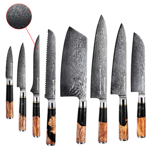 Hipho-home-cuchillo de Chef de Damasco japonés, alta calidad, 8 pulgadas, gran oferta - Product Image 1