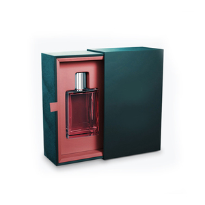 Perfume Gift Box And Base Matte Finish And Satin Ribbon For Special Occasion Fragrance Gifting - Product Image 1