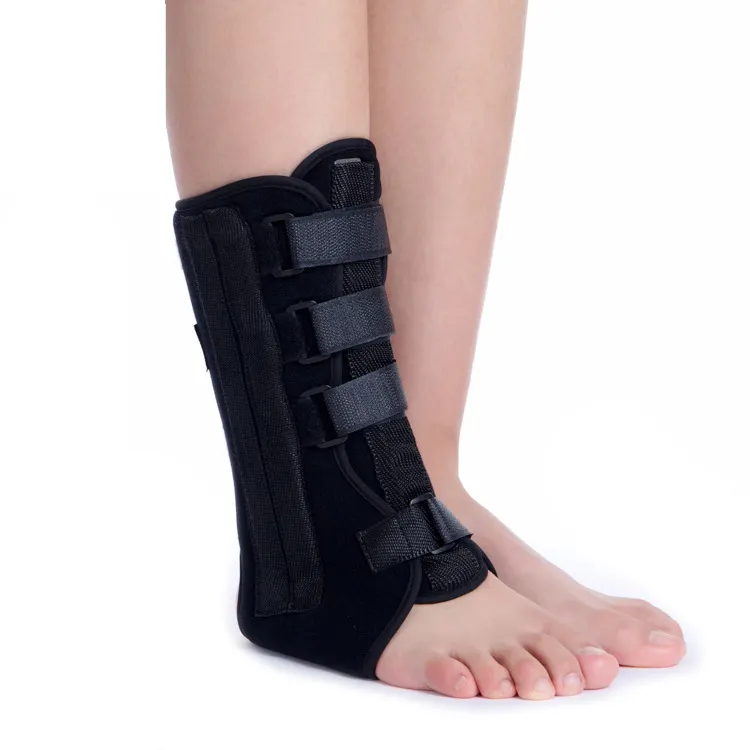 New Custom Logo Unisex Antislip Ankle Brace Nylon Silicone Sock Protective Compression Sleeve Adjustable Strap Ankle Support