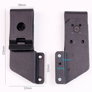 คลิปห่วงแบบเข็มขัดออกแบบประกอบด้านข้างพร้อมสกรูชิคาโกหมุนได้360องศาสำหรับปลอกมีด <span class=keywords><strong>kydex</strong></span> ซองหนังแบบทำมือ - Product Image 2