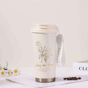 Lily of the Valley Stainless Steel Insulated Travel <b>Cup</b> With <b>Large</b> Capacity - Product Image 3