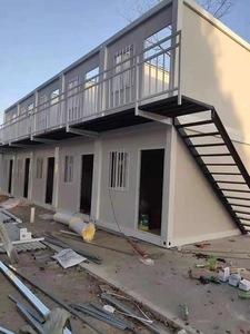 Casa Contenedor de Fácil Construcción de Dos Pisos, Ensamblaje Rápido, Estructura de Acero, Dormitorio Modular, Alojamiento para Personal, Habitación Ignífuga - Product Image 3