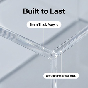 <strong>Clear</strong> Magnetic <strong>Acrylic</strong> Display Case, Floating Protect Display <strong>Box</strong> For Pokemon ETB Elite Trainer <strong>Box</strong> Booster <strong>Box</strong> - Product Image 3