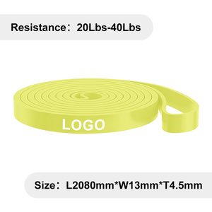 Custom Logo Resistance Bands <b>Set</b> 5 Colors Latex Fitness Bands with Handles Carry Bag for Home Gym Training Portable - Product Image 6