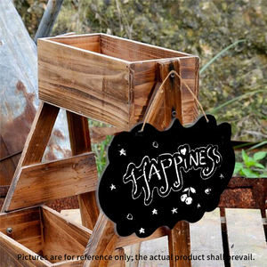 Lavagna Messaggi Cancellabile Personalizzata, Mini Lavagna Nera Bifacciale <span class=keywords><strong>da</strong></span> Appendere, Lavagna per Menu, Decorazione Murale per Ristoranti - Product Image 2