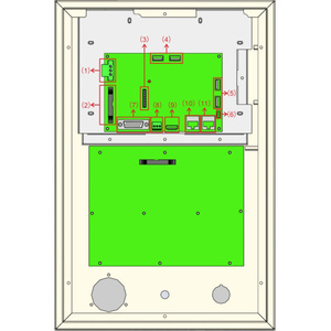 8-inch LCD hiển thị ethercat 2-6 trục mùa xuân cuộn hệ thống máy mùa xuân làm CNC điều khiển cho mùa xuân máy - Product Image 2