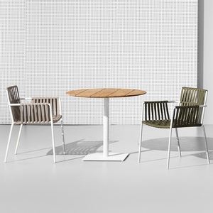 Ensemble <span class=keywords><strong>de</strong></span> canapés <span class=keywords><strong>de</strong></span> <span class=keywords><strong>jardin</strong></span> élégants, imperméables, en <span class=keywords><strong>métal</strong></span>, meubles d'extérieur modernes, <span class=keywords><strong>salon</strong></span> <span class=keywords><strong>noir</strong></span> pour utilisation hôtelière - Product Image 3