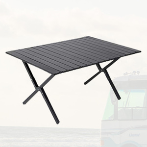 <span class=keywords><strong>Table</strong></span> <span class=keywords><strong>de</strong></span> pique-nique <span class=keywords><strong>pliante</strong></span> <span class=keywords><strong>de</strong></span> <span class=keywords><strong>camping</strong></span> en acier au carbone moderne personnalisée - Meubles d'extérieur portables - Product Image 1