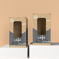 Boîtes d'expédition pour tasse à café en papier kraft imprimées de logo personnalisé écologique Boîte d'emballage pour tasses de verres