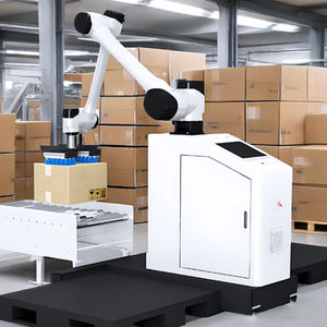 Solución de Paletización con Cobot de Bajo Costo, 10kg 20kg 30kg, Proveedor de Robots Colaborativos en China, Brazo Robótico Cobot de 6 Ejes con Pinza para Carga Útil de 5kg - Product Image 1