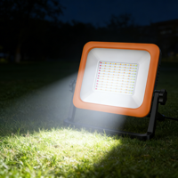 Lampe de travail LED portable rechargeable USB Type C, lumière d'urgence d'atelier à couleur réglable, indice de protection IP55, 165 LED, SOS Strobe