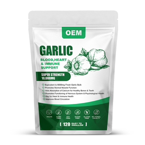 Supplément de capsule molle d'huile d'<span class=keywords><strong>ail</strong></span> inodore halal de marque privée OEM Vegan 500mg Capsules d'<span class=keywords><strong>ail</strong></span> <span class=keywords><strong>noir</strong></span> <span class=keywords><strong>Gélules</strong></span> - Product Image 1
