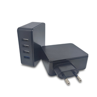US Home Plug Portable Multi 4 USB 6.8A Power Adapter Wall Mobile Charger