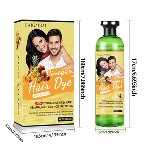 แชมพูเปลี่ยนสีผม 2 in 1 ไคเกอไบ ผลไม้บำรุงเส้นผม ปิดผมขาวอย่างมีประสิทธิภาพ สารสกัดจากผลไม้ธรรมชาติเพื่อสุขภาพผม - Product Image 6