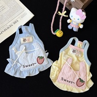 Vêtements pour animaux de compagnie, chiens et chats, gilets fins et mignons en polyester pour petits chiens, Yorkshire Terrier, Schnauzer, Bichon Frise, Teddy