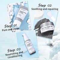 Set de Cuidado Facial del Mar Muerto: Limpieza Profunda, Blanqueamiento, Hidratación, Reparación, Control de Grasa, Tónico, Crema, Vitamina C, Antienvejecimiento