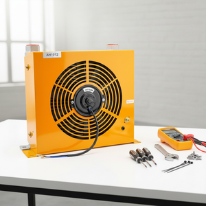 AH1012T-CA 380V 220V 12V 24V Enfriador de Aceite para Camiones, Sistema Hidráulico, Equipo de Intercambio de Calor del Motor, Ventilador - Product Image 2