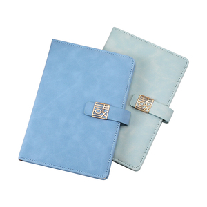 A5 Kích Thước Màu Be Lót Khóa Từ Bìa Cứng Máy Tính Xách Tay 80G Tạp Chí Da Với 6 Tùy Chọn Thiết Kế Giá Rẻ Tạp Chí Để Lựa Chọn Từ - Product Image 4