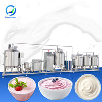 OCEAN Melkverwerkingsinstallatie Zuivelproducten Homogenisator Machine 200-500l Kleine Yoghurtproductielijn Prijs