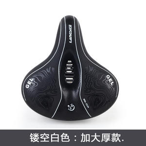 Selle de vélo Langzie M6-2289 avec rembourrage en gel, coussin de selle de vélo de montagne unisexe, accessoire de cyclisme imperméable - Product Image 4