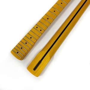 Mástil de Guitarra ST de Arce Canadiense de una Pieza, Estilo Vintage, 21 Trastes, Orificio de Afinación de 8 mm, Acabado Nitro Satinado - Product Image 5