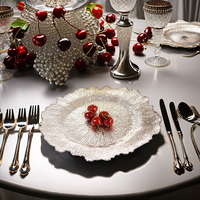Xiangjin Panneau de chargeur de mariage de luxe Joint en plastique de haute qualité Décoration de table Centres de table de mariage en gros Fournitures