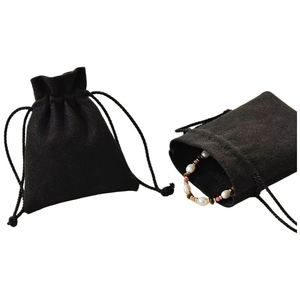 Bolsa de Terciopelo para Guardar Joyas, con Cordón en Forma de Capullo de Microfibra, para Anillos, Aretes, Collares, Otros Accesorios y Dispositivos Bluetooth - Product Image 3
