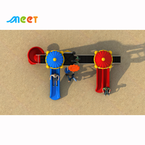 Ensemble de toboggans d'extérieur pour enfants MT-ZMF008, série <span class=keywords><strong>Château</strong></span>, équipement de terrain de jeux pour écoles et parcs - Product Image 4