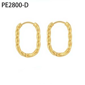 Amy Amy Fashion <b>Hoop</b> Earrings <b>Silver</b> Plated Alloy Women's Classic Jewelry Gift PE2800 - Product Image 2