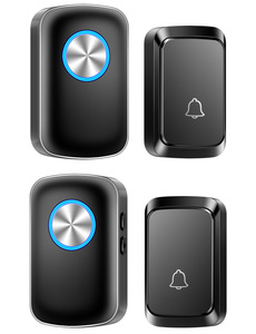 Chuông cửa nhà thông minh chống nước hiện đại, thiết bị gọi người già/người bệnh, điều khiển từ xa siêu xa, kỹ thuật số, có dây, điện tử - Product Image 5