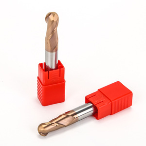 Hongjian Bán Buôn Chất Lượng Cao HRc55 <span class=keywords><strong>Carbide</strong></span> Bóng Mũi End Mill 2 Sáo <span class=keywords><strong>Carbide</strong></span> Cutter End Mill Bits D10x75 End Mill Công Cụ - Product Image 3