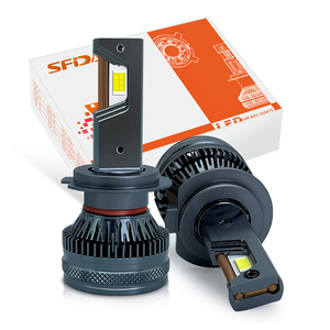 Sfida K2 की अगुवाई हेडलाइट 60w 6000k उच्च शक्ति पुनर्निर्मित कस्टम पैकेजिंग H4/9005/h11 रूपांतरण किट ip68 वाटरप्रूफ 2 वर्ष - Product Image 1