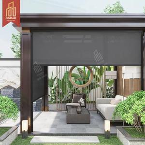 <span class=keywords><strong>Ola</strong></span> Motorizado Interior/Exterior Jardín Patio Persianas Enrollables Blackout Impermeable Ajustable Control Remoto Persianas - Product Image 2