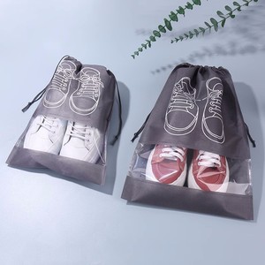 Wholesale non-woven <b>shoe</b> <b>storage</b> bags, travel and outdoor drawstring <b>shoe</b> bags, clothing and sundries organizers, dustproof - Product Image 1