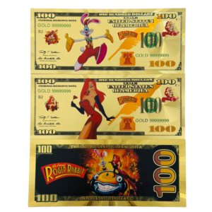 Uang Kertas Kelinci Amerika Baru 2026 Berlapis Emas 24K untuk Koleksi - Product Image 1