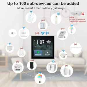 Zigbee-panel de control de pantalla inteligente para el hogar, panel de control de 4 pulgadas, funciona con la aplicación smart life, compatible con Alexa y <span class=keywords><strong>google</strong></span>, novedad de <span class=keywords><strong>2022</strong></span> - Product Image 3